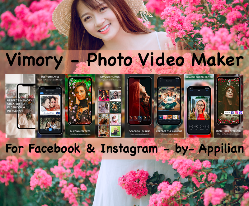 VIMORY: Photo Editor & Video Slideshow Maker