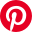 Pinterest social network icon