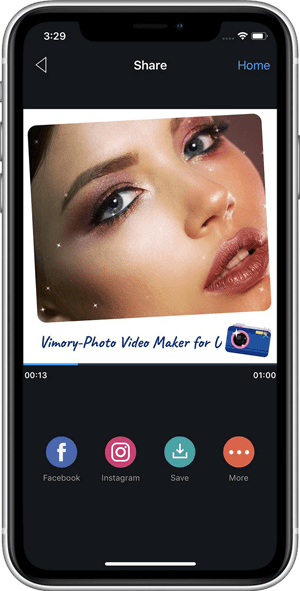 Share - How to transform your images into a video with Vimory