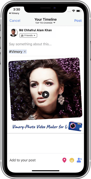 Your Timeline - How to transform your images into a video with Vimory